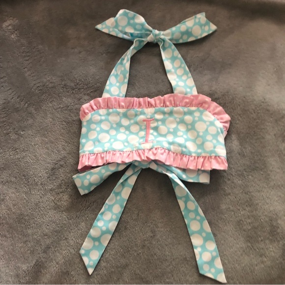 Ruffled Monogrammed “I” Swimsuit size 5 - Picture 2 of 4